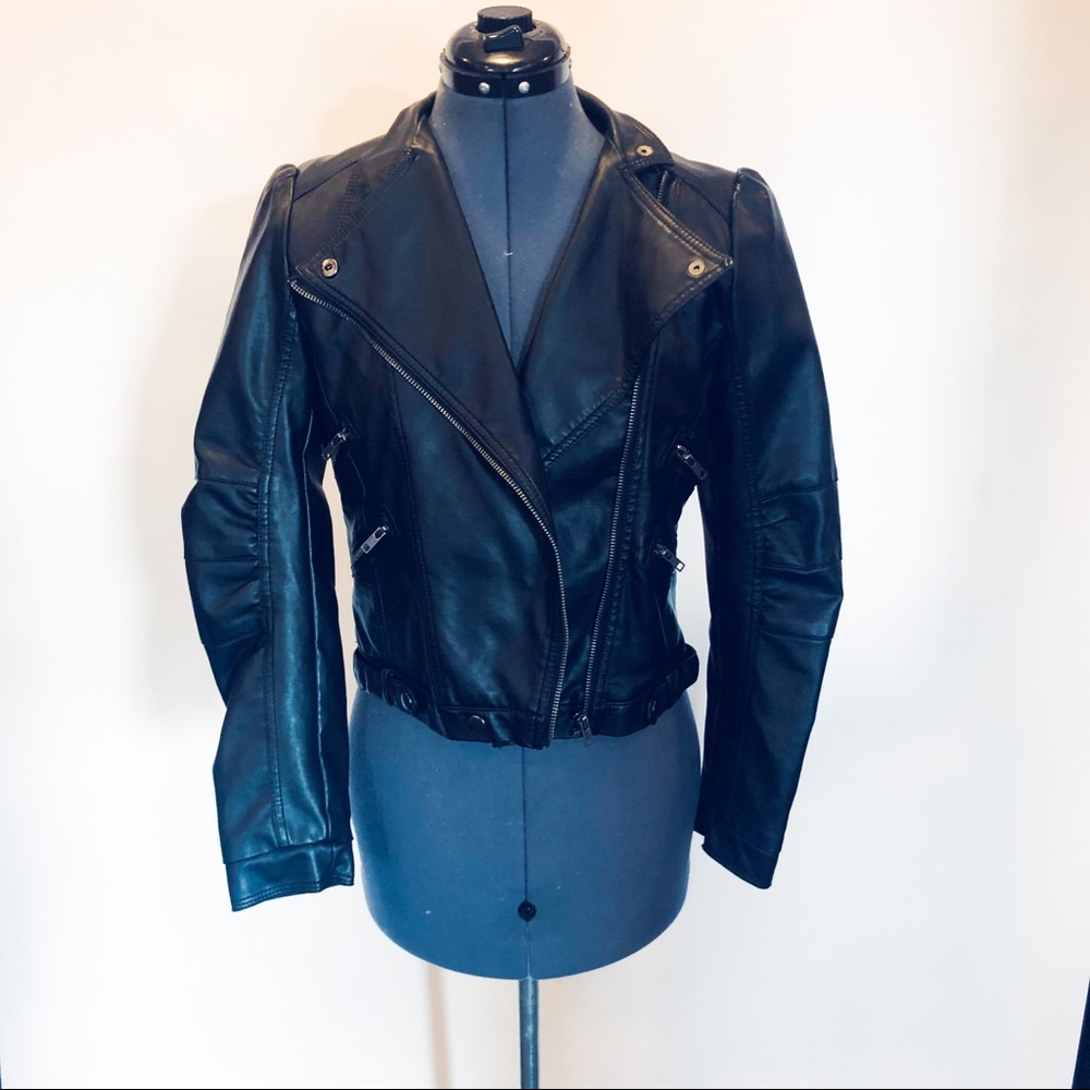 Faux Leather Jacket